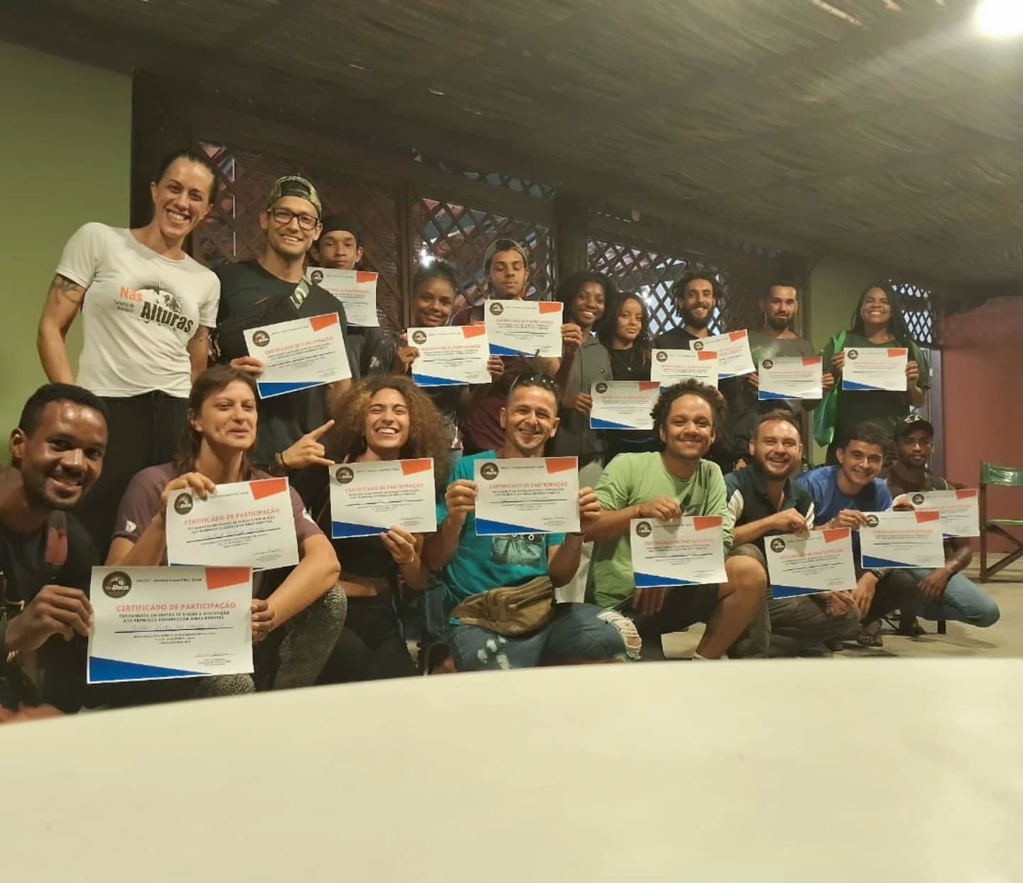 Entrega de certificados de capacitação
